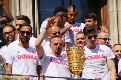 Doublefeier FC Bayern München 2016