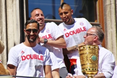 Doublefeier FC Bayern München 2016