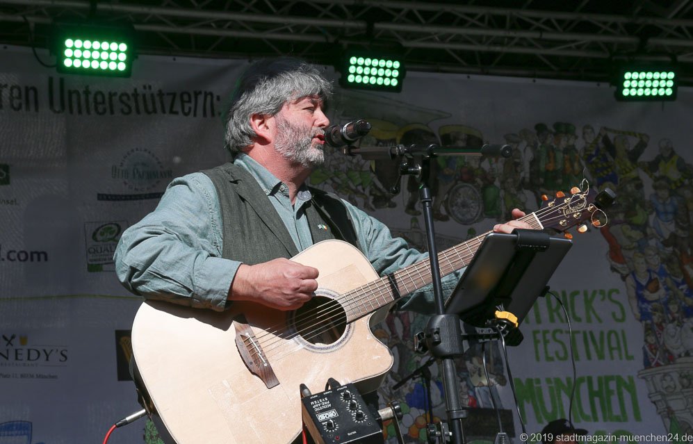 Paul Daly, After Parade Party St. Patricks Day am Wittelsbacher Platz in München 2019