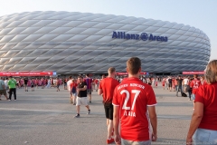Allianz Arena in München in neuer Optik 2018