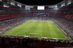 Allianz Arena in München in neuer Optik 2018