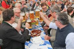Politischer Frühschoppen der CSU am Aubinger Herbstfest an der Balantwiese in München-Aubing 2023