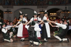 Trachtengruppe Isargau, Ball der Damischen Ritter im Löwenbräukeller in München 2019