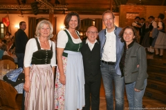 Sabine von Meyeren, Ilse Aigner, Jürgen Kirner, Roman Röll (von li. nach re.), Aufzeichnung der BR Brettlspitzen IX im Hofbräuhaus in München 2018
