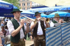 Mir sans,  Brunnenfest  am Viktualienmarkt in München 2019