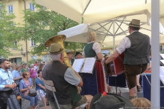 Zwoagschroa,  Brunnenfest  am Viktualienmarkt in München 2019
