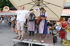 Drent  und Herent mit Joe Heinrich, Brunnenfest am Viktualienmarkt in München 2022