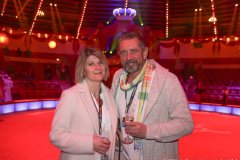 Manfred May (re.), Circus Krone Stars in der Manege im Circus Krone Bau in München 2022