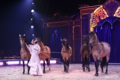 Jana Lacey-Krone,  Mandana Circuskunst neu geträumt Circus Krone auf der Theresienwiese in München 2019