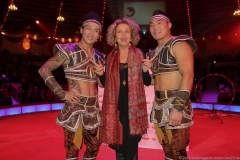 Michaela May (Mitte), Premiere erstes Winterprogramm im Circus Krone in München 2018