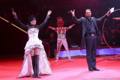 Jana Lacey-Krone und Martin Lacey, Premiere erstes Winterprogramm im Circus Krone in München 2018