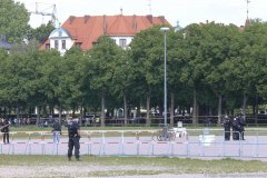 Demo gegen Coronamaßnahmen auf der Theresienwiese in München 2020