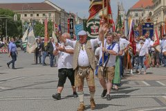 Kundgebung der Schausteller und Marktkaufleute am Odeonsplatz in München 2020