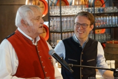 Richard Süßmeier und Stefan Stiftl (re.), Einweihung zum Stiftl im Tal in München 2018