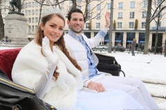 Prinzenpaar Sarah I. und Fabrician I., Einzug Narrhalla Prinzenpaar Sarah I. und Fabrician I. in das Hotel Bayerischer Hof in München 2019