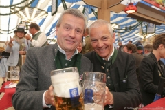 Wolfgang Wenger und Dr. Michael Möller (re.), Eröffnung Frühlingsfest auf der Theresienwiese in München 2019