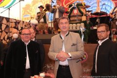 Clemens Baumgärtner (li.) und Dr. Markus Söder, Eröffnung Frühlingsfest auf der Theresienwiese 2022