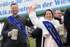 Christopher Schöttl und Melanie Reif,  Eröffnung Frühlingsfest 2024