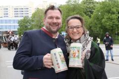 Matthias Stolz und Elke Brauner  Eröffnung Frühlingsfest 2024