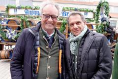Werner Mayer und Peter Scjhöniger (re.),  Eröffnung Frühlingsfest 2024