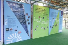 Eröffnung Jubiläumspavillon 50 Jahre Olympiapark am Olympiasee in München 2022