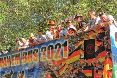 Fan Impressionen zur Uefa Europameisterschaft 2020 in München 2021