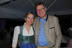 Georg Schneider (re.), Filser Sommerfest im Café Reitschule in München 2018