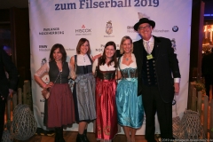 Franz Wamsler (re.), Filserball am Nockherberg in München 2019