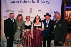 Johanna Schottenhamel,  Miriam Spaenle, Christian Schottenhamel, Dr. Ludwig Spaenle (von li. nach re.), Filserball am Nockherberg in München 2019