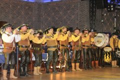 Fanfarenzug Münchner Musketiere beim Gardetreffen am Nockherberg in München 2020