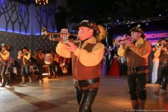 Fanfarenzug Münchner Musketiere beim Gardetreffen am Nockherberg in München 2020