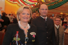 Angela Inselkammer und Albert Füracker, Gastrofrühling im Hippodrom am Frühlingsfest auf der Theresienwiese in München 2019