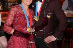 Prinzenpaar Steve I. und Ulrike I., Geburtstagsparty 130 Jahre Narrhalla im Roy im Hackerhaus in München 2023