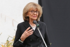 Charlotte Knobloch, zur Erinnerung an die jüdische Familie Schülein wurden am 8.11.2018 zwei Gedenktafeln am ehemaligen Unionsbräu in der Einsteinstraße 42 angebracht.