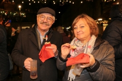 Otto Seidl und Rita Tyrock, Haidhauser Weihnachtsmarkt am Weißenburger Platz in München 2019