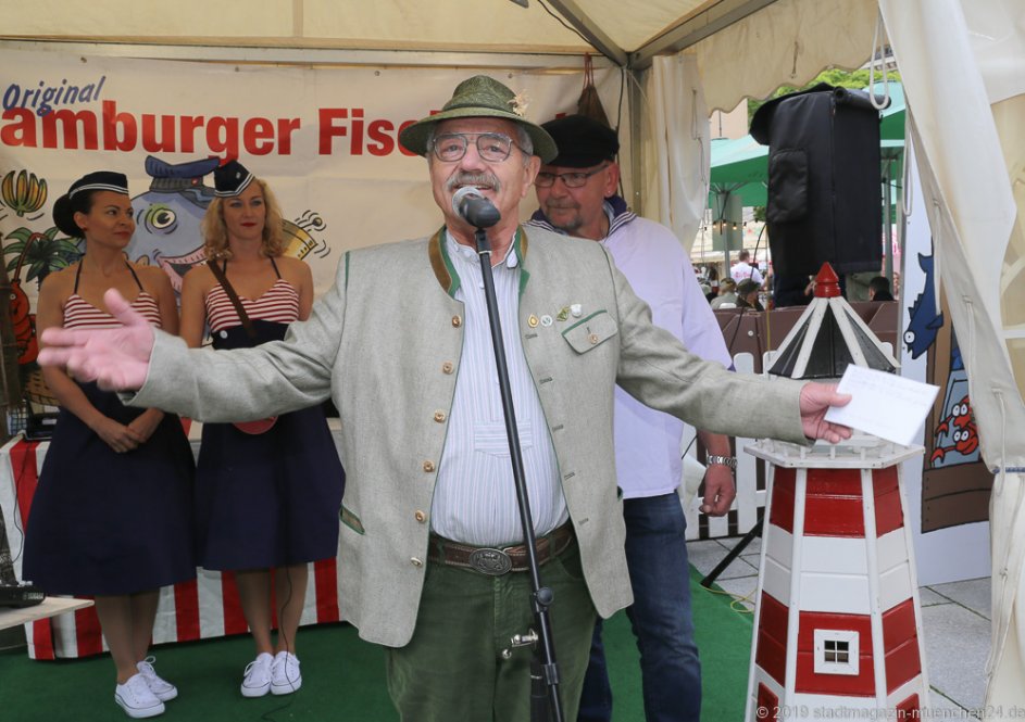Otto Seidl, Hamburger Fischmarkt am Wittelsbacher Platz in München 2019