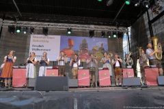 Kapelle Kaiserschmarrn, Handwerkerdorf beim Stadtgründungsfest am Odeonsplatz in München 2018