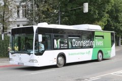 Shuttlebus, IAA Mobility "Open Space" in der Innenstadt von München 2021