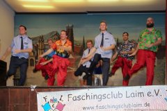 Showprogramm Männerballett bei der Inthronisation Laimer Faschingsclub im Augustiner  Keller in München 2020