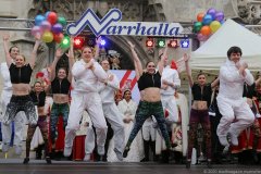 Garde, Inthronisation der Narrhalla Prinzenpaare am Marienplatz in München 2020