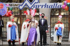Inthronisation Narrhalla Jugend-Prinzenpaar im Prunkhof des Rathauses in München 2022