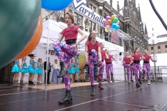 Kindergarde bei der Inthronisation der Narrhalle Prinzenpaare am Marienplatz in München 2019