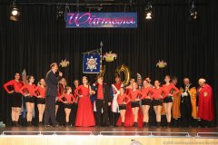 Showprogramm der Kindergarde bei der Inthronisation der Würmesia Prinzenpaare in der Mehrzweckhalle in Neuried 2020