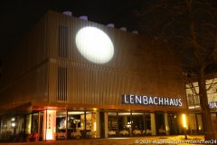 Das Kunstareal verbindet, eine Lichtaktion der Landeshauptstadt München 2021