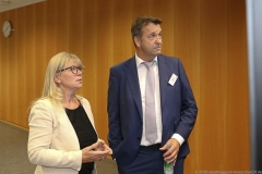 Gabriele Neff und Dr. Thomas Böhle, Landtagswahl 2018 Impressionen aus dem Wahlamt im Kreisverwaltungsreferat München 2018
