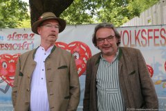 Alexander  Reissl und Klaus Peter Rupp (re.), Magdalenen Sommertage im Hirschgarten. Das 1. Volksfest nach der langen Corona Pause 2020