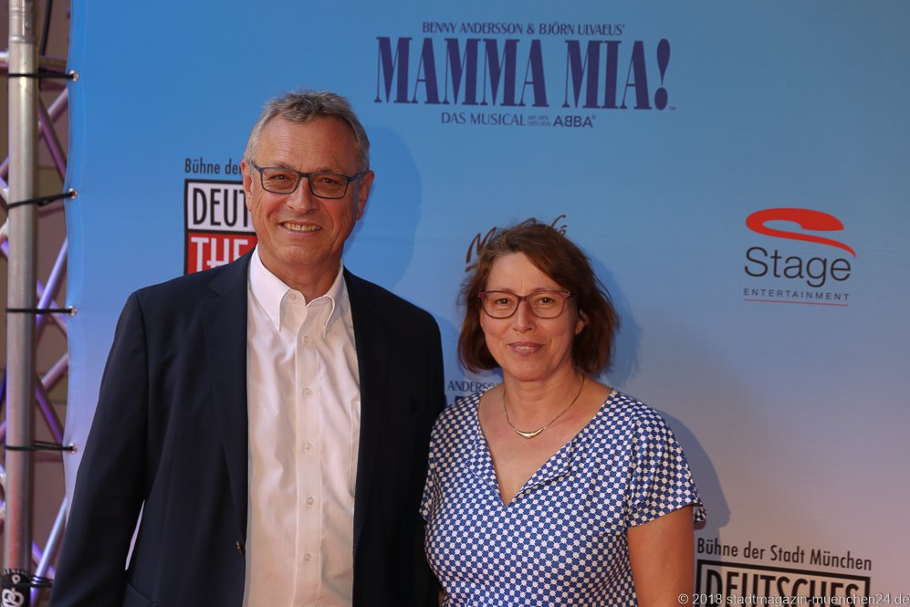 Siegfried und Elisabeth Schneider, Mamma Mia! Das Musical mit den größten Hits von ABBA im Deutschen Theater in München 2018