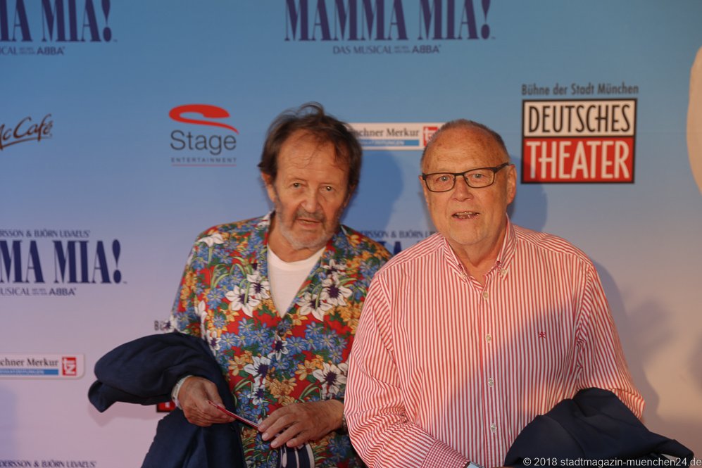 Joseph Vilsmaier (re.), Mamma Mia! Das Musical mit den größten Hits von ABBA im Deutschen Theater in München 2018