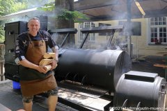 Josh Jabs, BBQ Biergarten in der Menterschwaige in München 2021