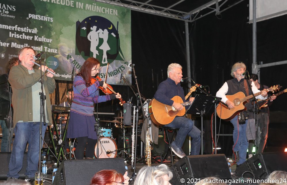 Dieter Reiter und die Paul Daly Band, Munich Irish Nights am Rindermarkt 2021